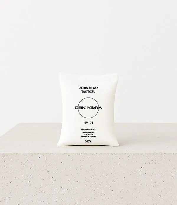 HM-91 Ultra Beyaz Taş Tozu 5kg.