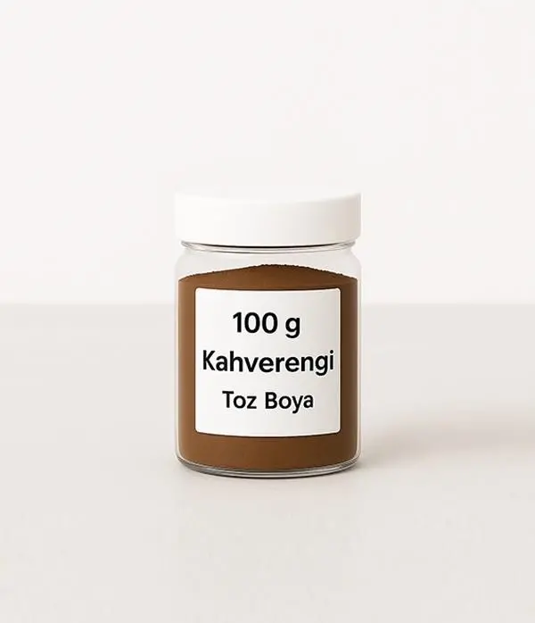 Kahverengi Toz Boya 100 gr