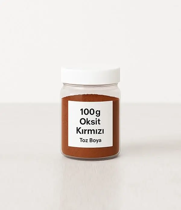 Oksit Kırmızı Toz Boya 100 gr