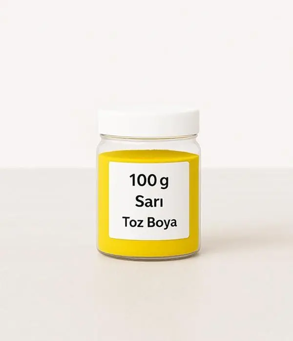 Sarı Toz Boya 100 gr